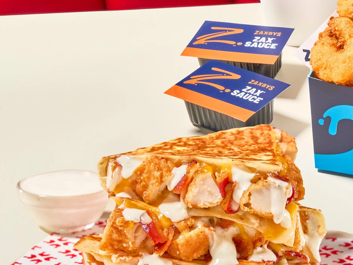 Chicken Bacon Ranch Quesadilla from Zaxby's