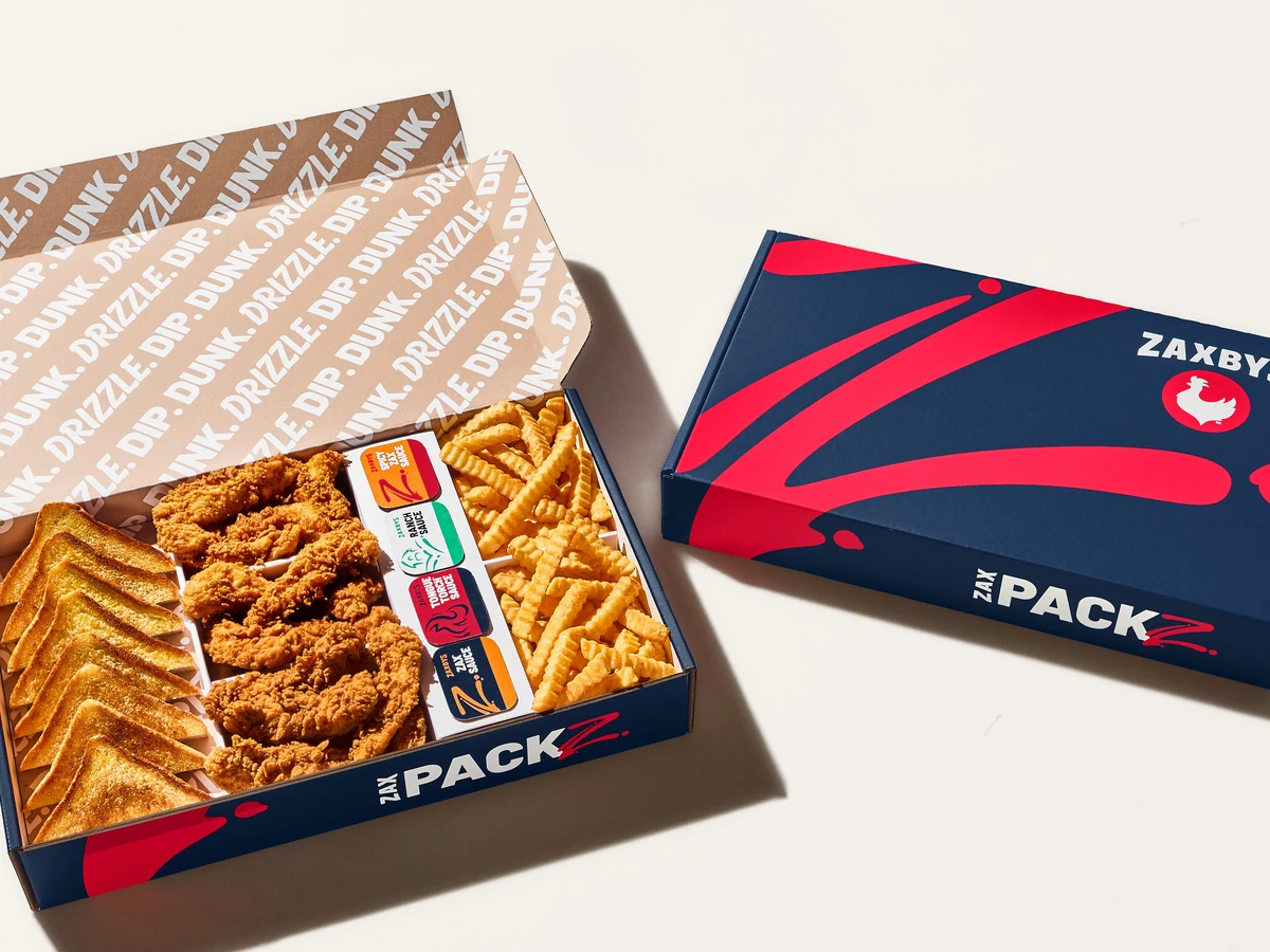 Sauced Fingerz Zax Packz from Zaxby's